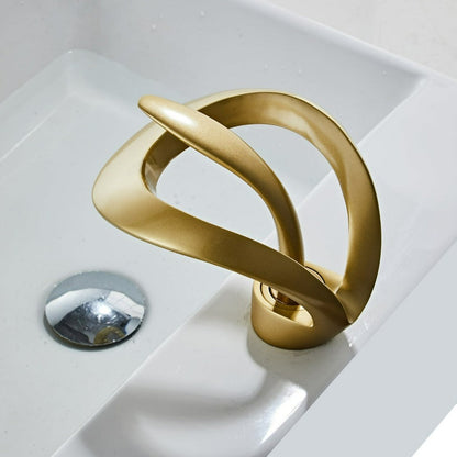 Modern Curved Bathroom Faucet