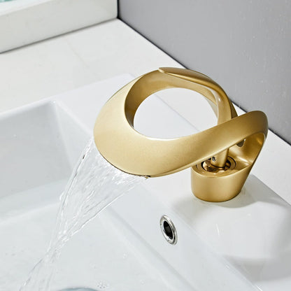 Modern Curved Bathroom Faucet