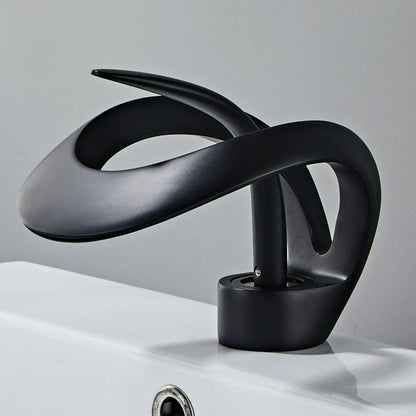 Modern Curved Bathroom Faucet