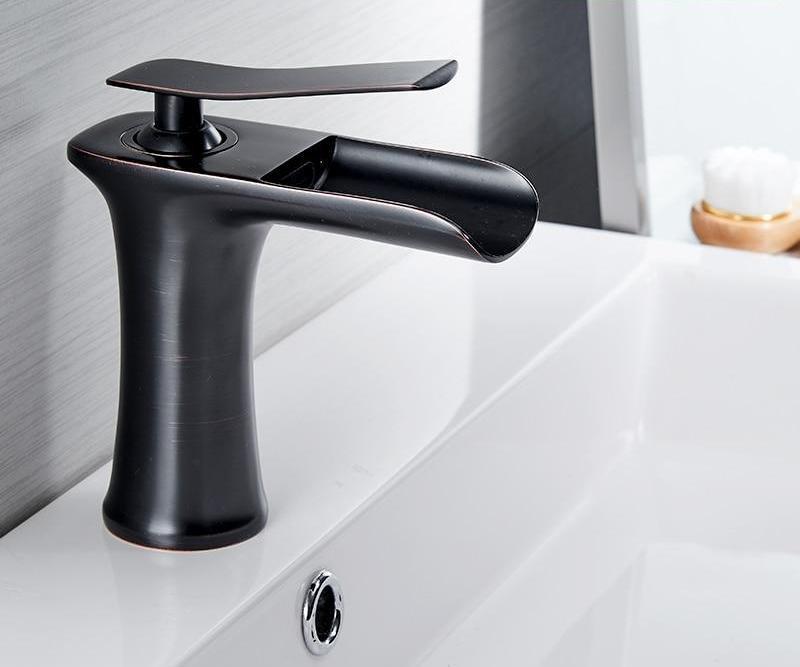 Modern Waterfall Bathroom Faucet