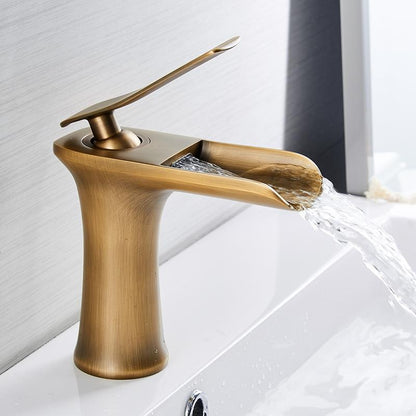 Modern Waterfall Bathroom Faucet